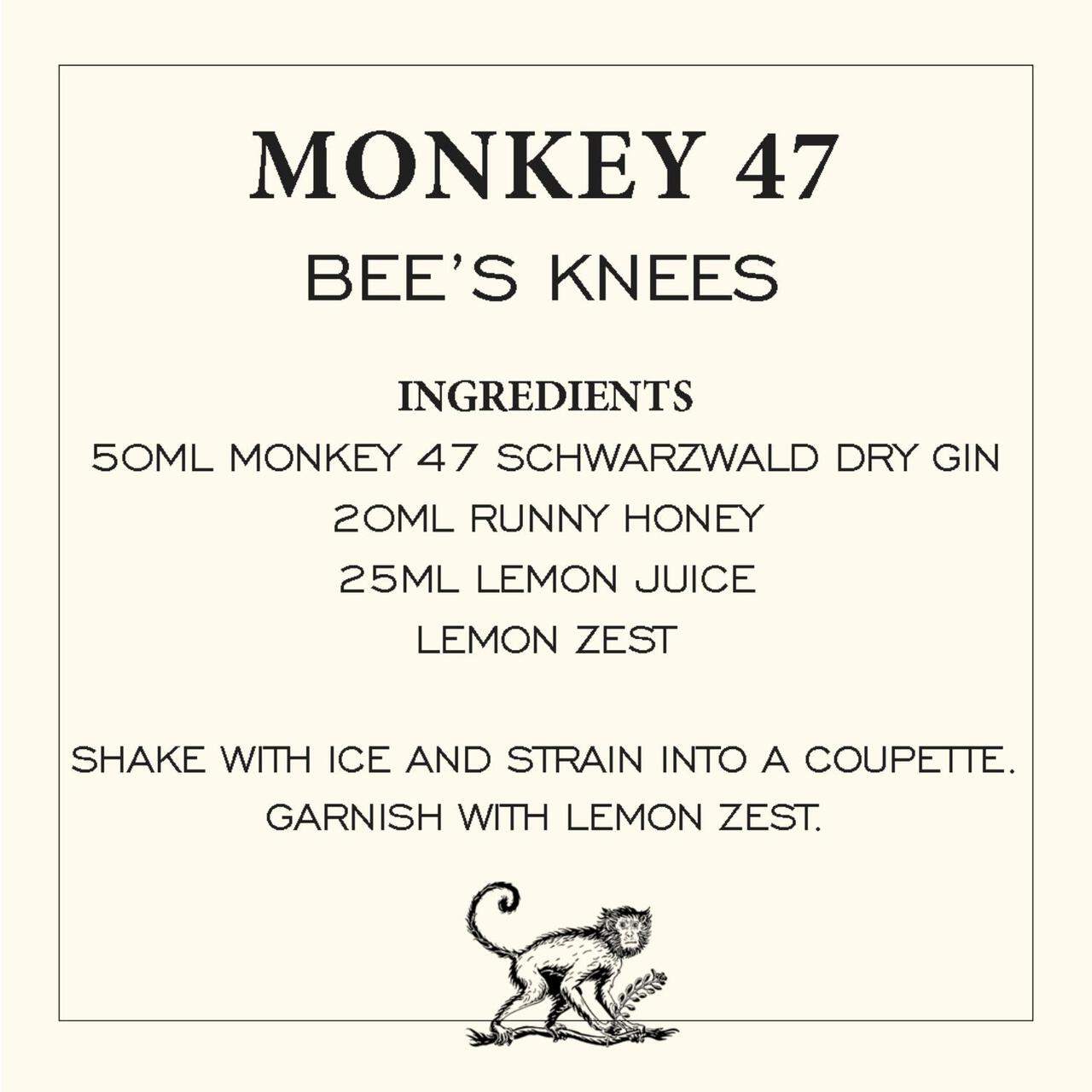 Monkey 47 Gin 50cl - Enoteca Online