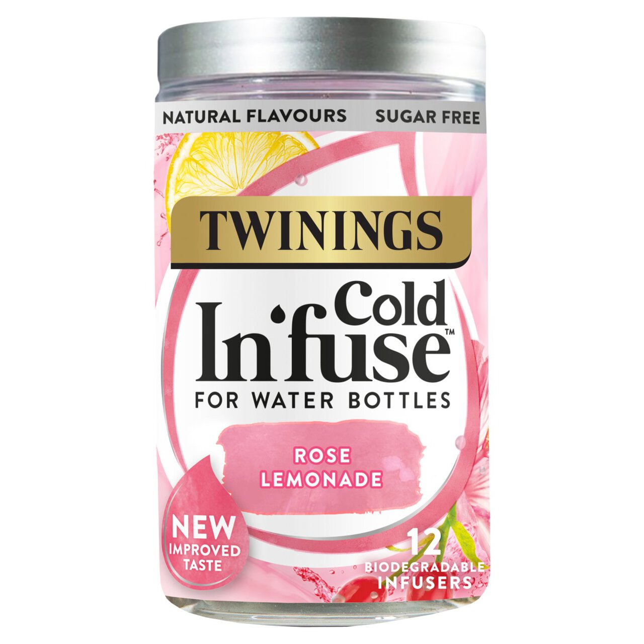 Twinings Cold In'fuse Rose Lemonade 12 Infusers 12 per pack