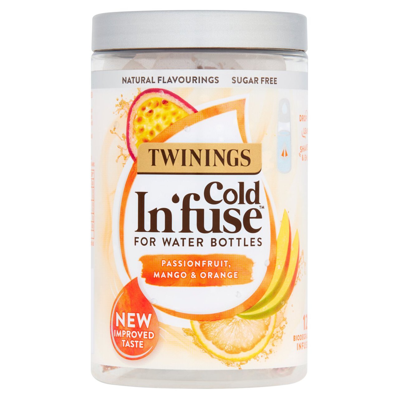Twinings Cold In'fuse Passionfruit, Mango & Orange Infusers 12 per pack