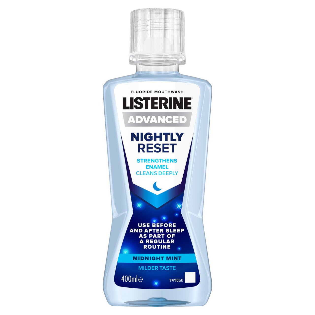 Listerine Nightly Reset Midnight Mint Mouthwash 400ml