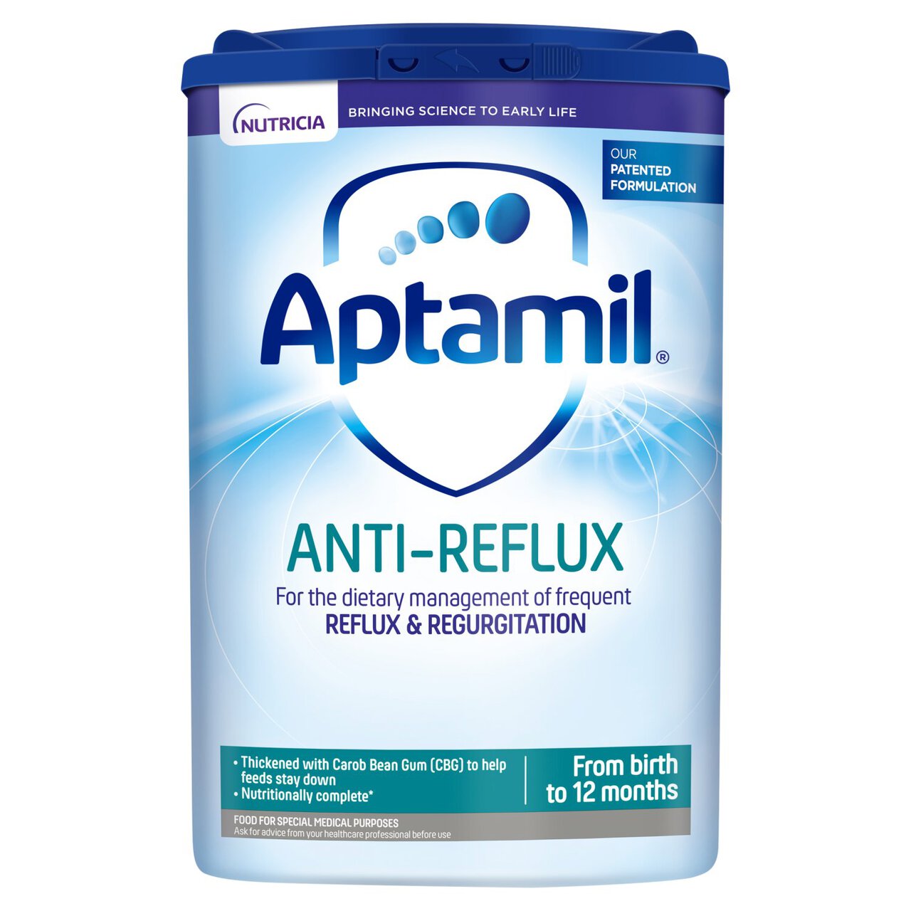 Aptamil Anti-Reflux Baby Milk Formula Powder from Birth to 12 Months 800g