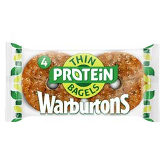 Warburtons Protein Thin Bagels 4 per pack