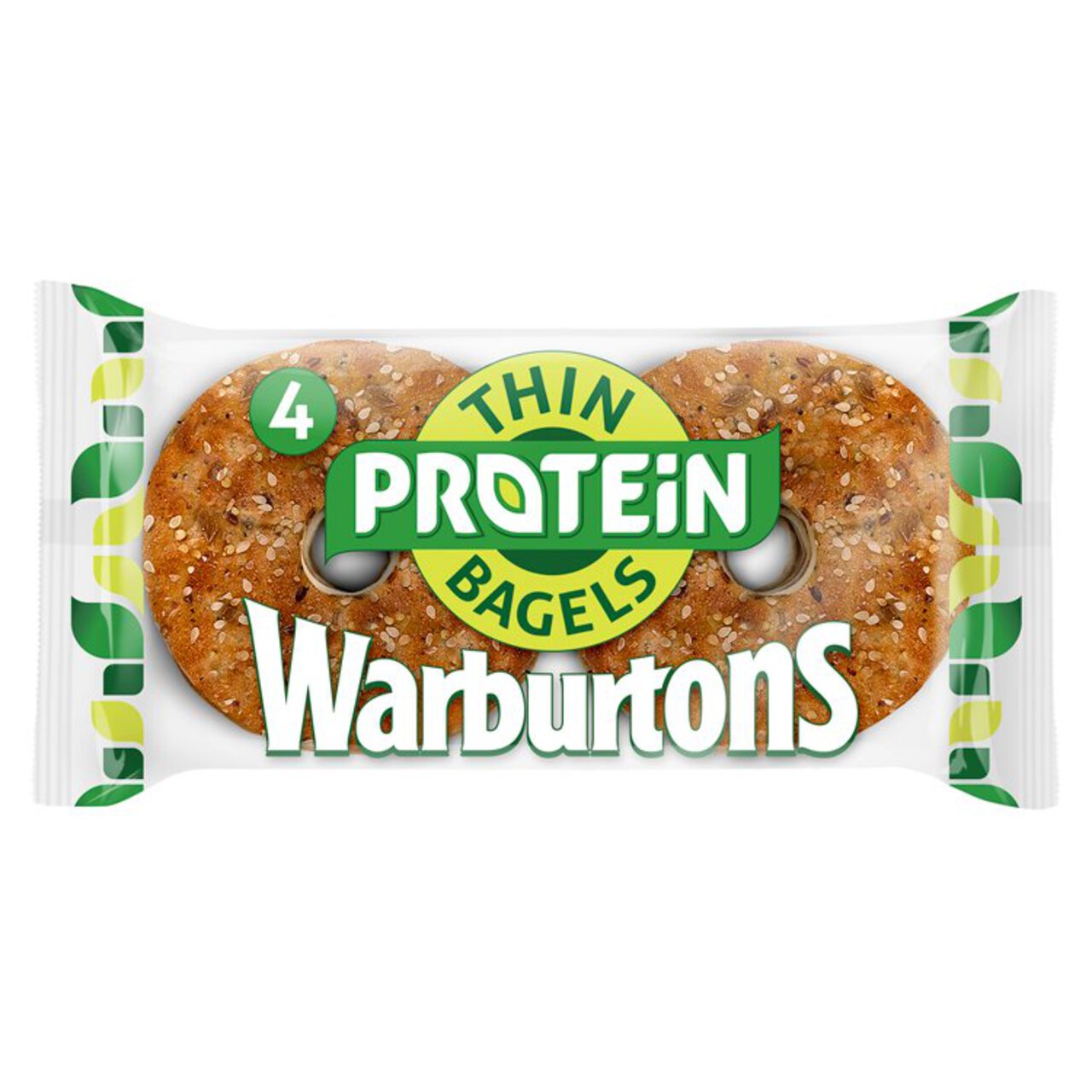 Warburtons Protein Thin Bagels 4 per pack