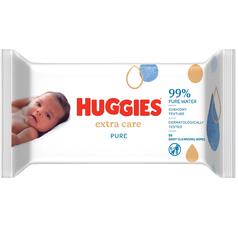 Huggies Pure Extra Care 99% Water Baby Wipes 56 per pack