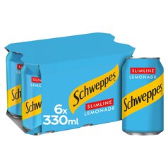 Schweppes Slimline Lemonade 6 x 330ml