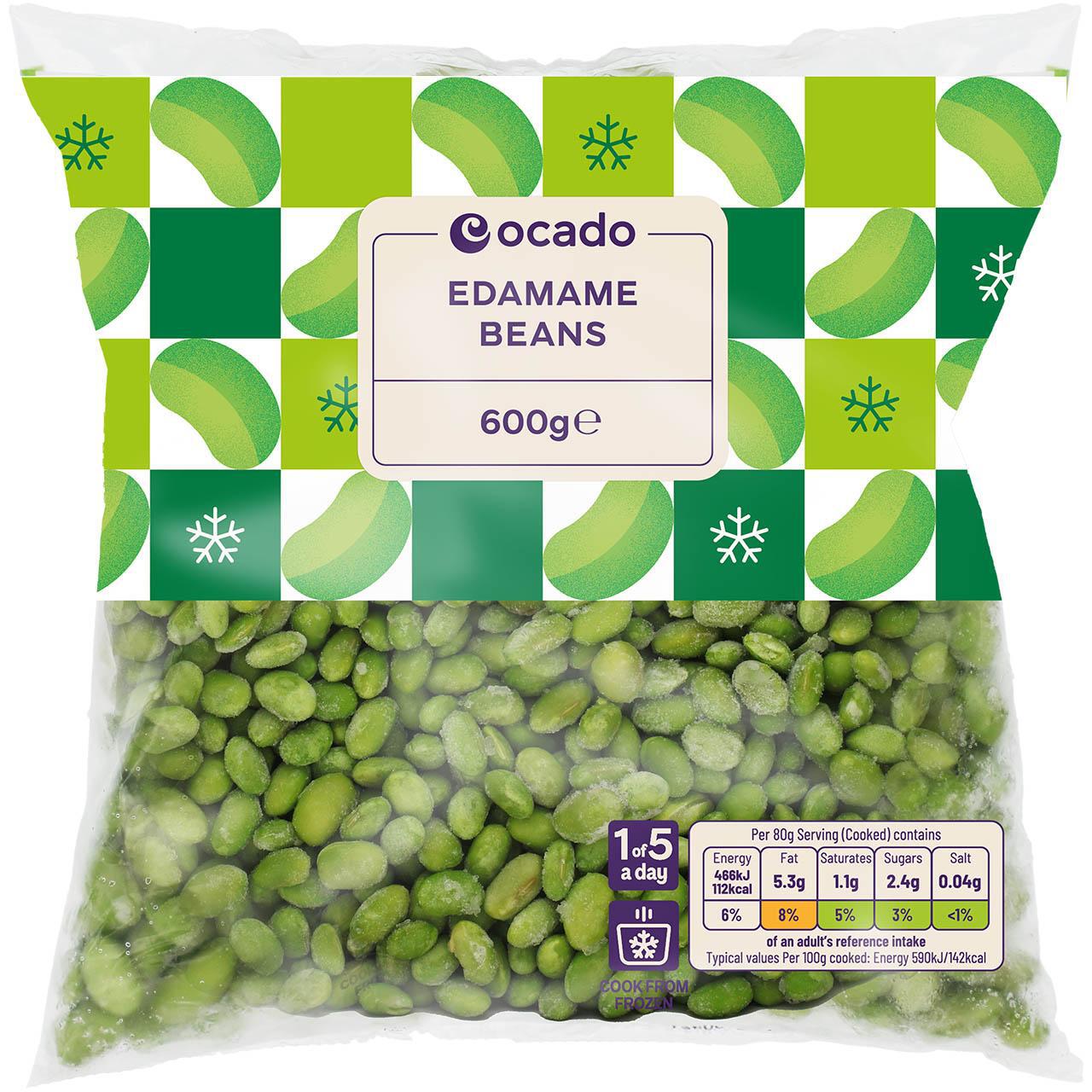 Ocado Frozen Edamame Beans 600g