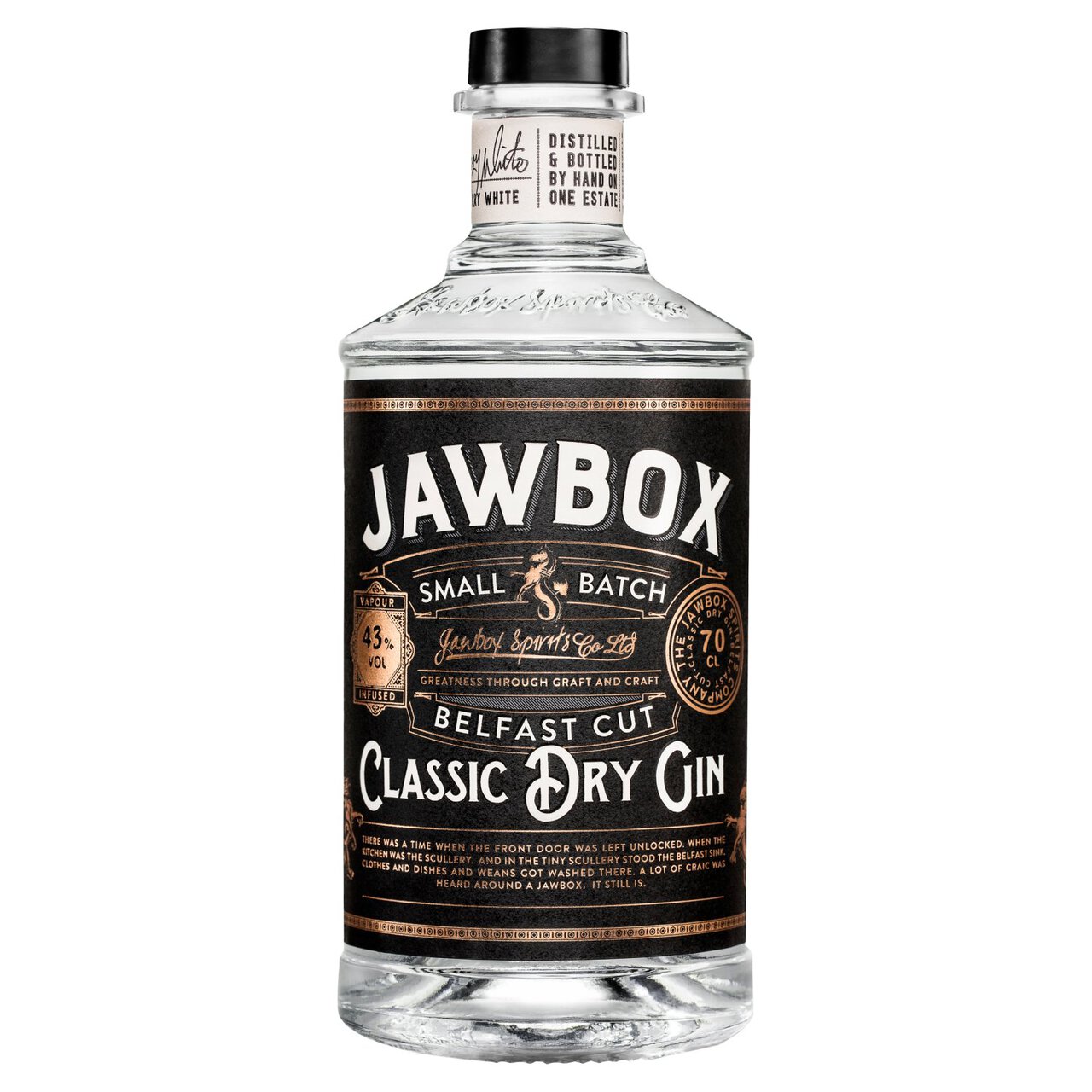 Jawbox Small Batch Gin 70cl