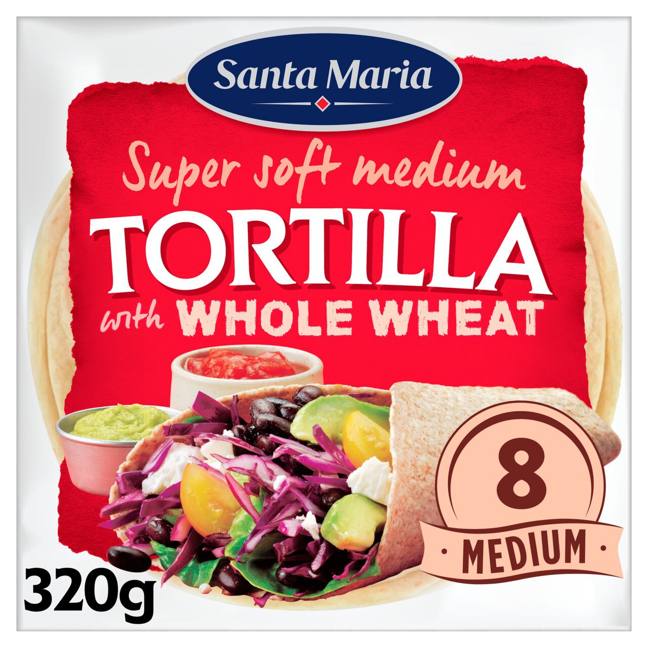 Santa Maria Tortillas with Whole Wheat 8 per pack