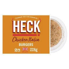 Heck Chicken Italia Burgers 2 x 114g