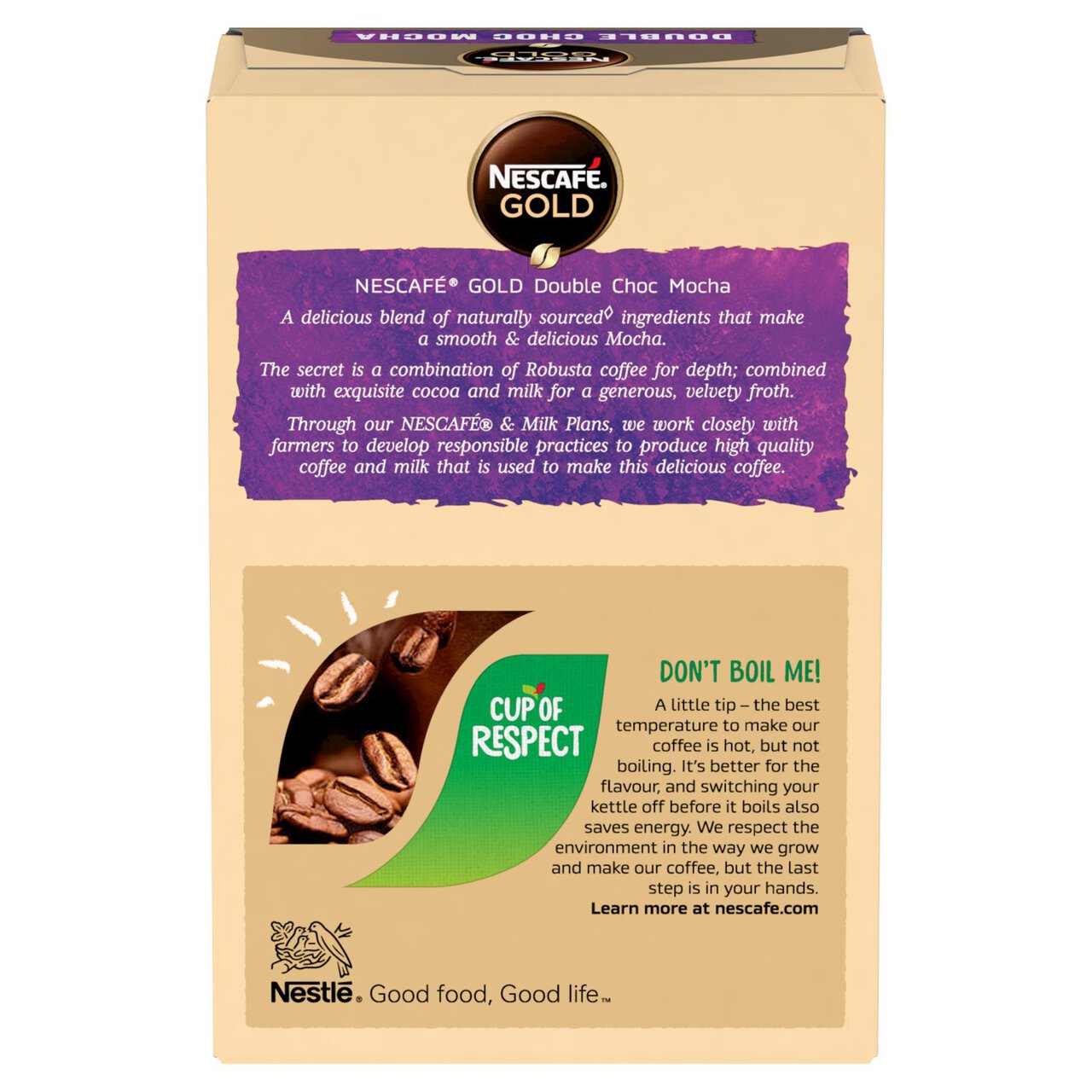 Nescafe Gold Double Choca Mocha Instant Coffee 8 Sachets 8 per pack