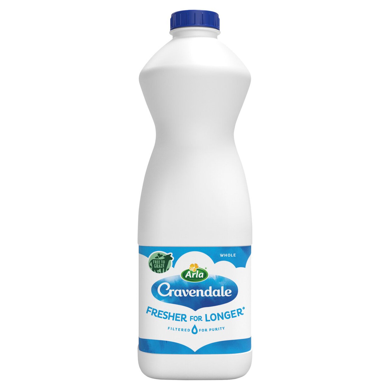 Cravendale Filtered Fresh Whole Milk Fresher for Longer 1l