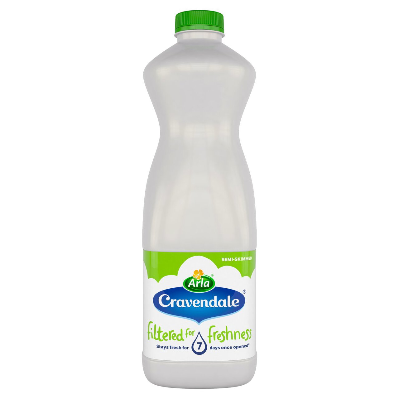Cravendale Filtered Fresh Semi Skimmed Milk Fresher for Longer 1l