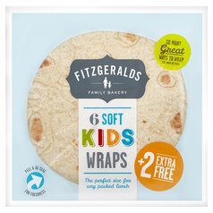 Fitzgeralds Soft Kids Wraps 6 per pack