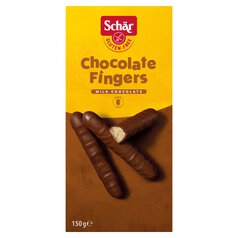 Schar Gluten Free Chocolate Fingers 150g