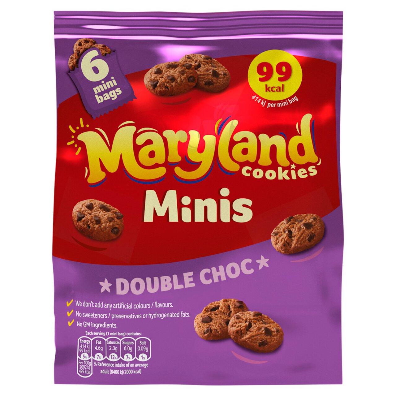 Maryland Cookies Double Chocolate Minis 6 Pack Multipack 6 X 19 8g Zoom   424901011 424901011 0 1663766537000 1280x1280 