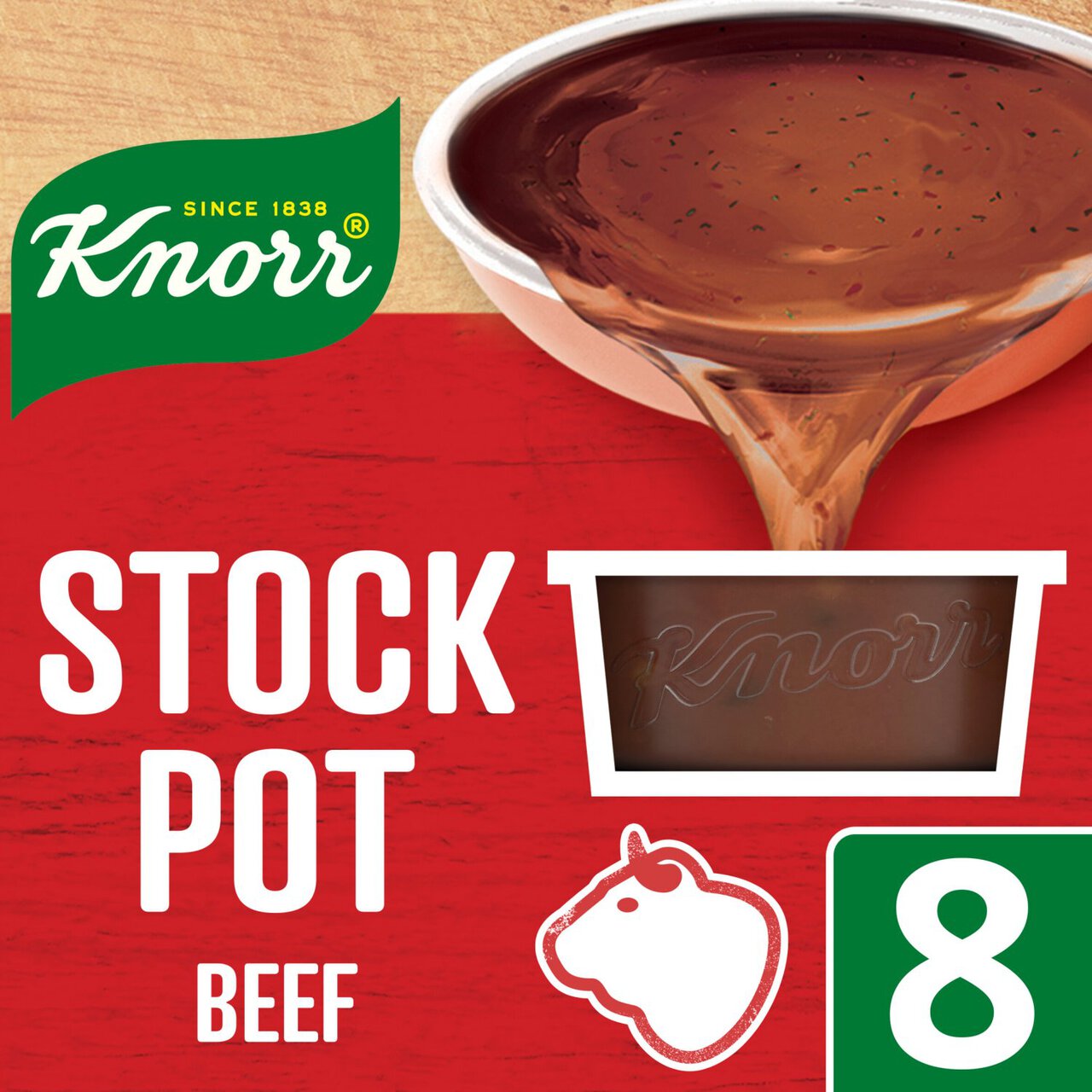 Knorr 8 Beef Stock Pot 8 x 28g