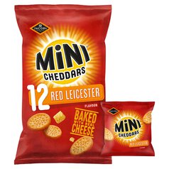 Jacob's Mini Cheddars Red Leicester 12 x 23g