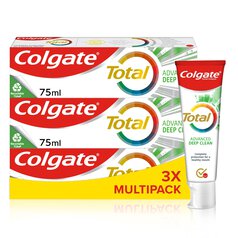 Colgate Total Advanced Deep Clean Toothpaste 3 x 75ml