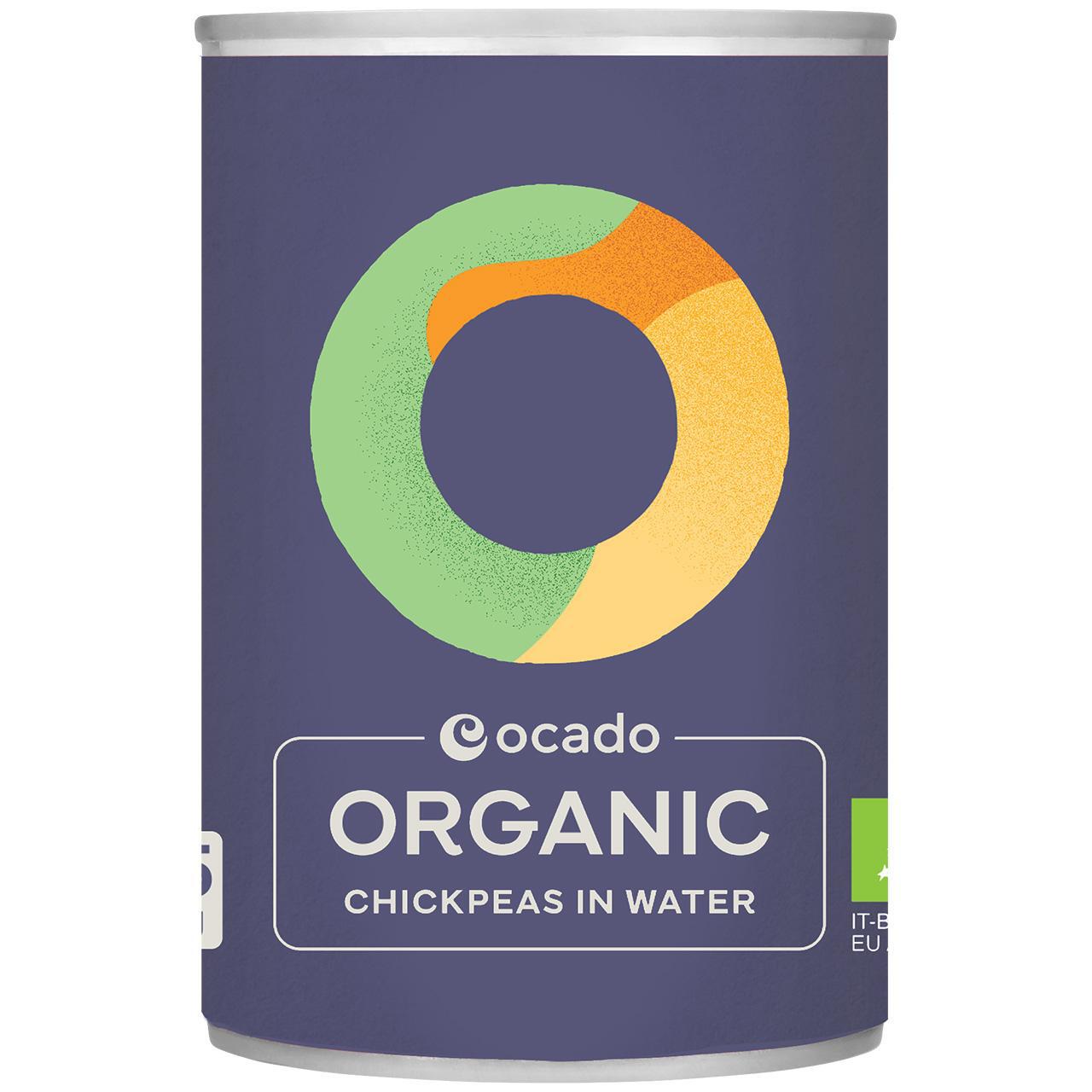 Ocado Organic Chickpeas in Water 400g
