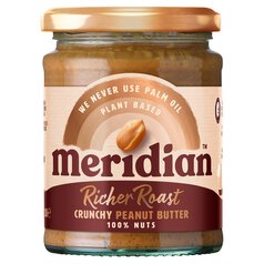 Meridian Rich Roast Crunchy Peanut Butter 280g