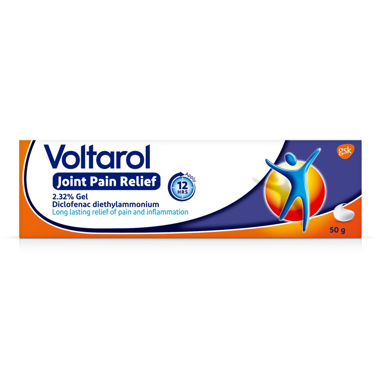 Voltarol Joint & Back Pain Gel Ibuprofen Non-Steroidal 2.32% 50g 50g
