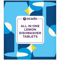 Ocado All in One Dishwasher Tablets Lemon 90 per pack
