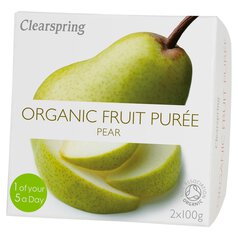Clearspring Organic Pear Puree 2 x 100g