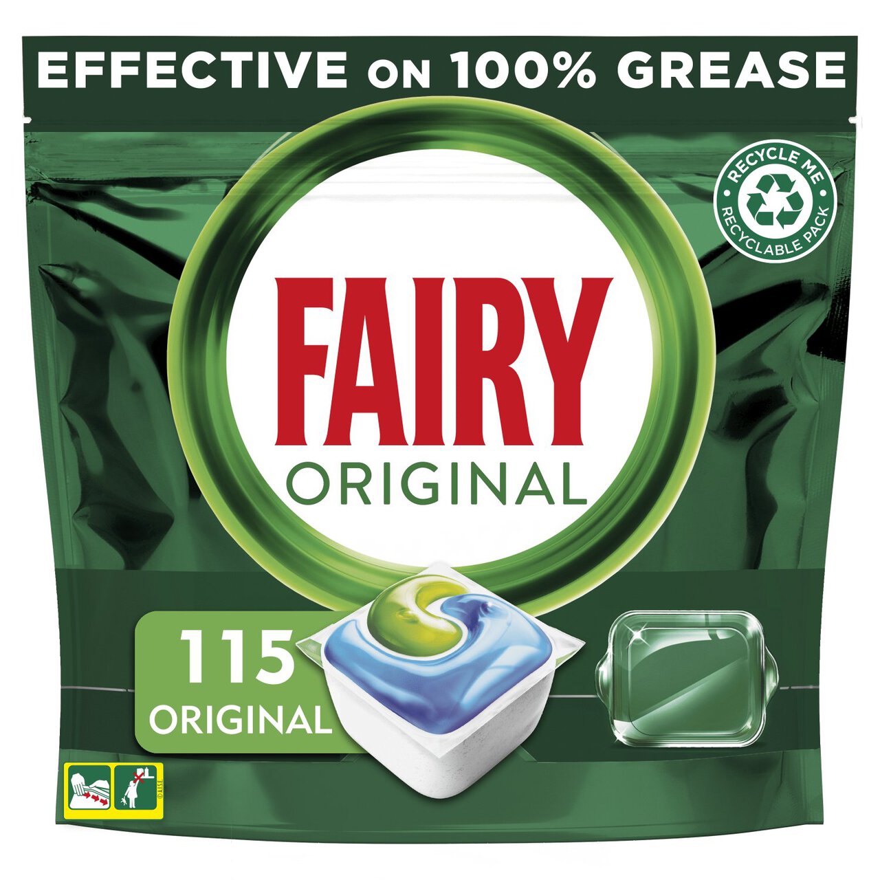 Fairy Original All In One Dishwasher Tablets 115 per pack