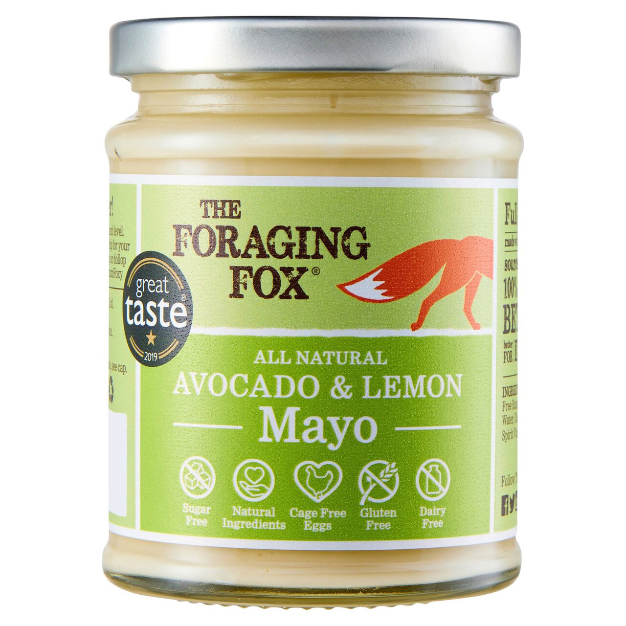 The Foraging Fox Avocado & Lemon Mayo 240g