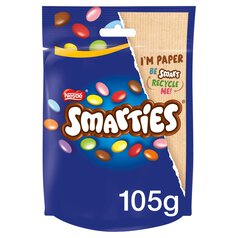 Smarties Milk Chocolate Sweets Sharing Bag 105g
