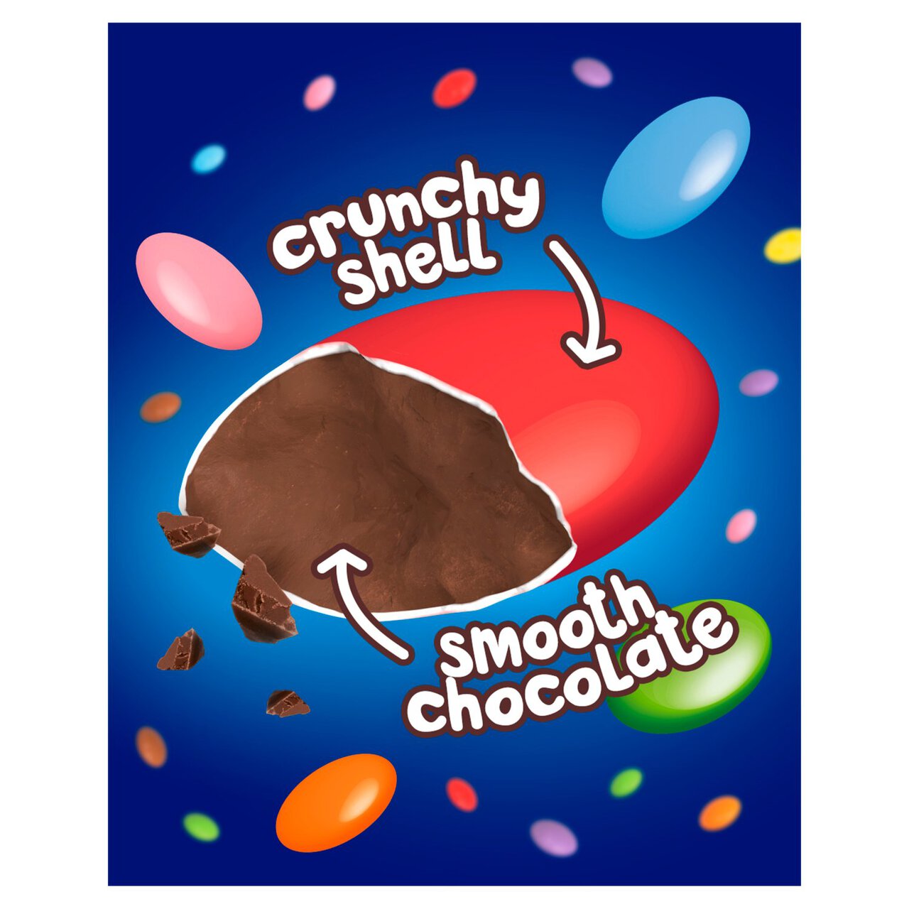 Smarties Milk Chocolate Sweets Sharing Bag 105g