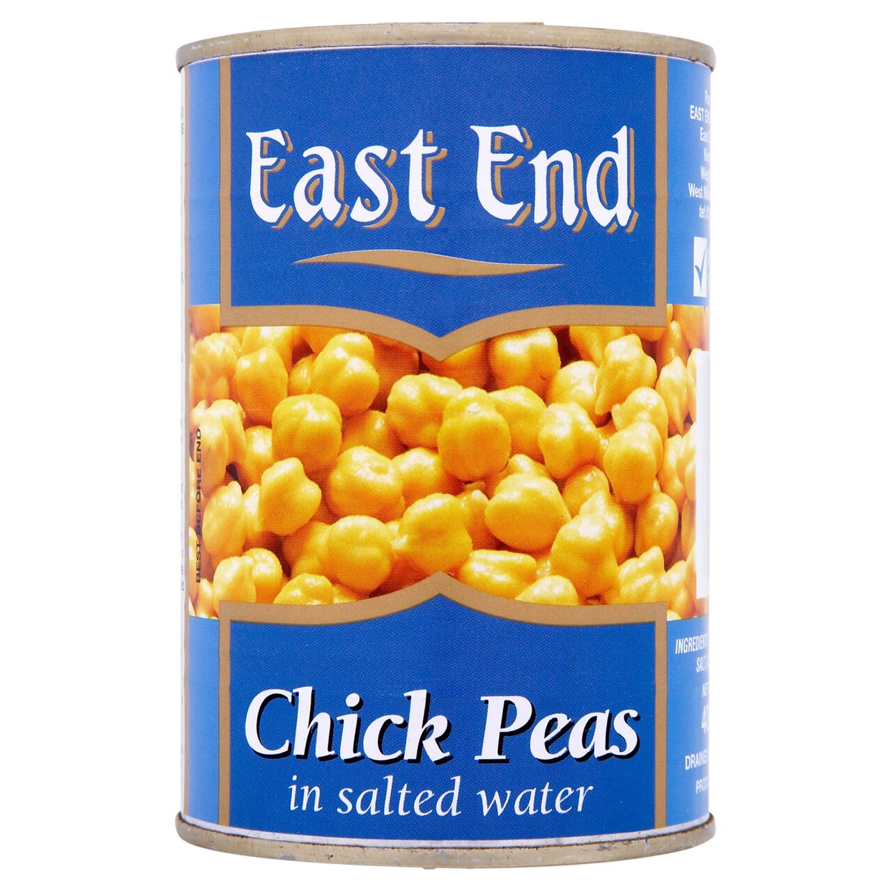 East End Chick Peas In Salted Water 400g