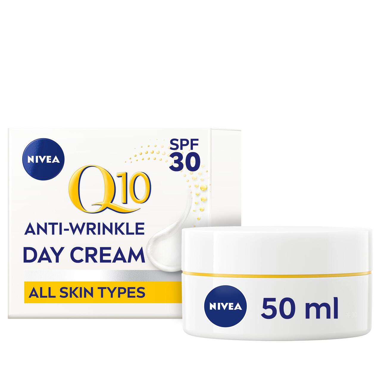 NIVEA Q10 Power Anti-Wrinkle Age Spot Day Face Cream SPF30 50ml