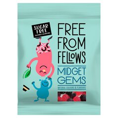 Free From Fellows Vegan Sugar Free Midget Gems 70g
