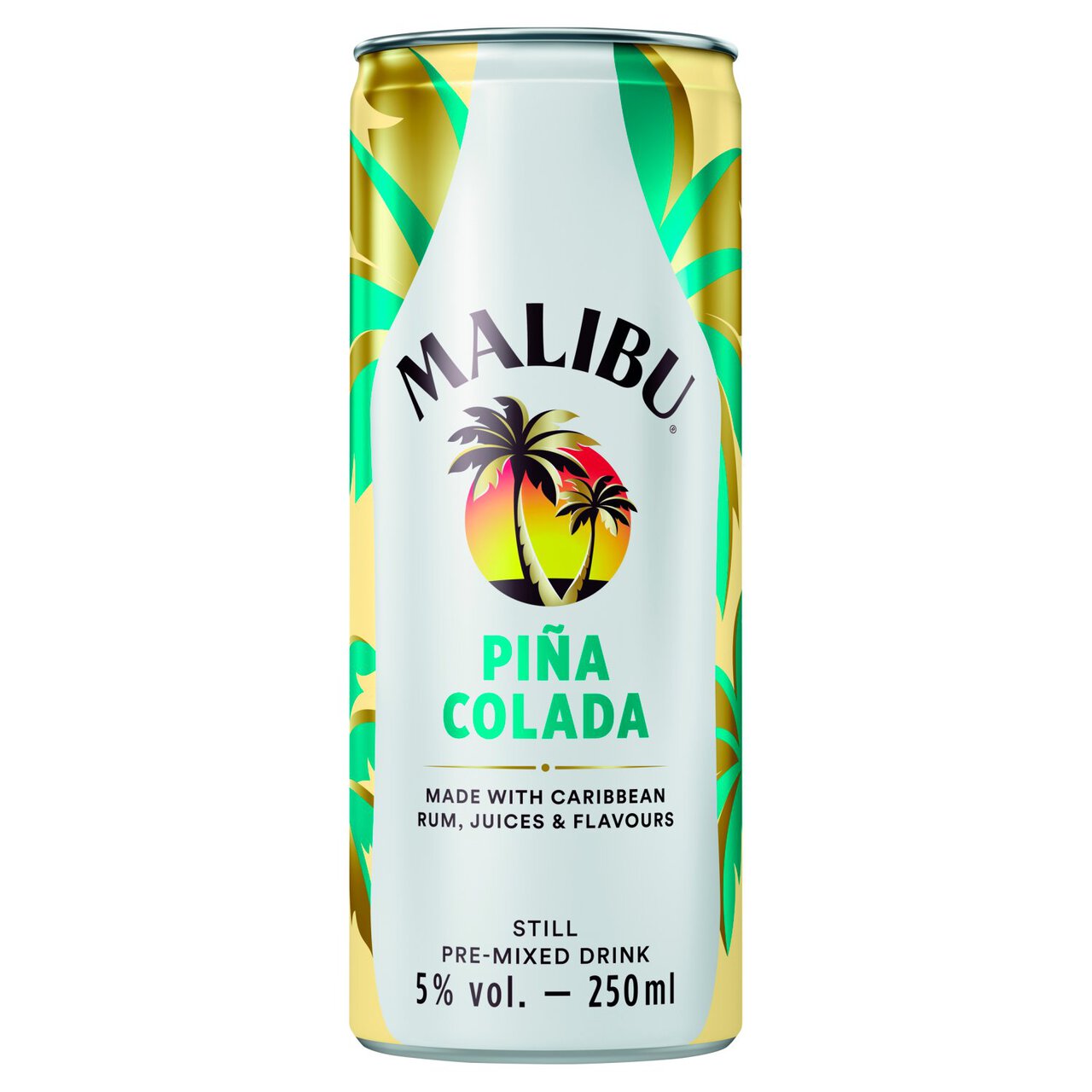 Malibu Pina Colada Pre-Mixed Can 250ml