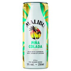 Malibu Pina Colada Pre-Mixed Can 250ml