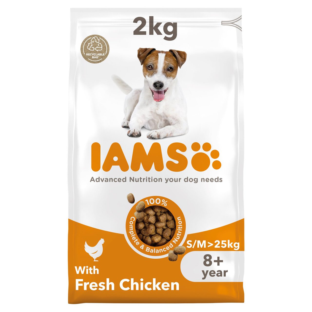 IAMS for Vitality Senior Dog Food Small Medium Breed With Fresh