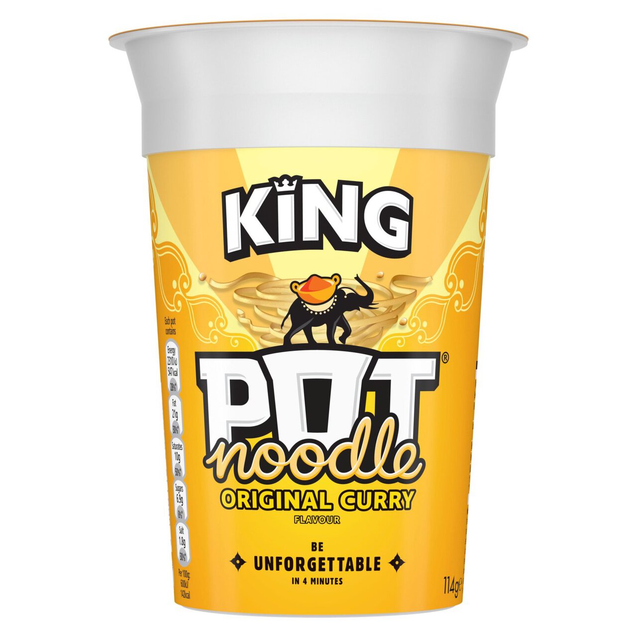 Pot Noodle King Original Curry 114g