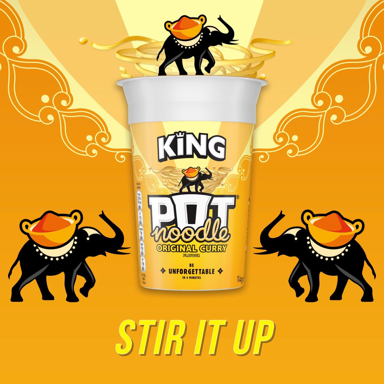 Pot Noodle King Original Curry 114g