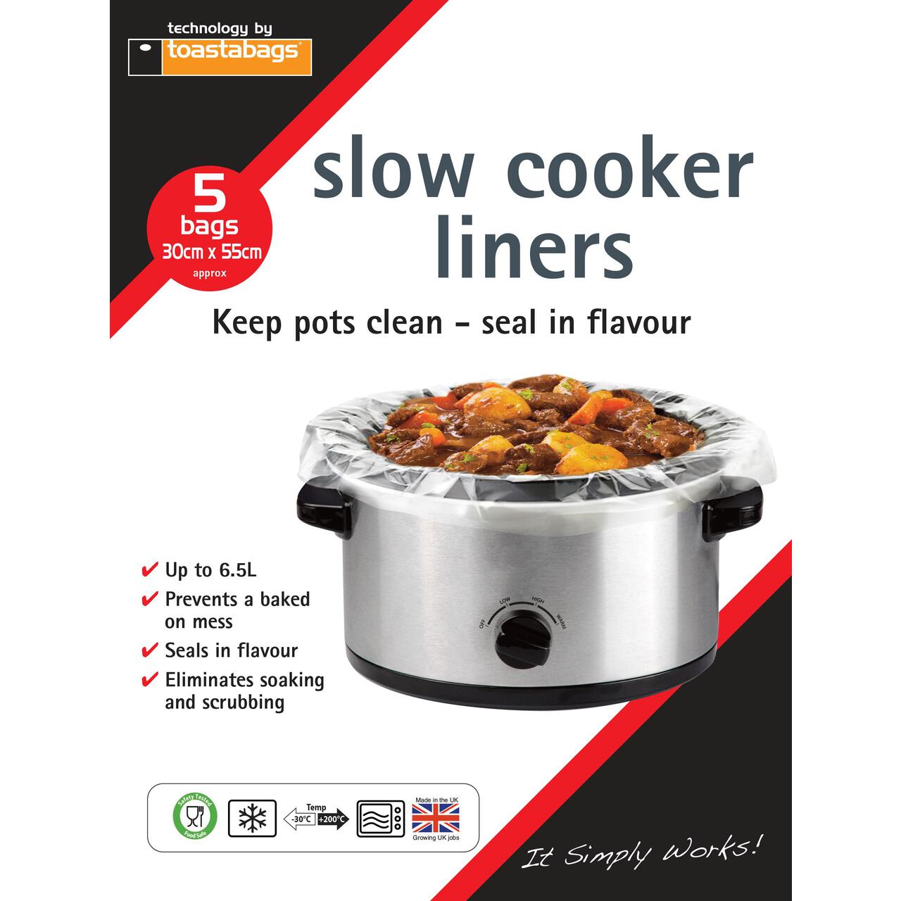 Toastabags Slow Cooker Liners 5 per pack