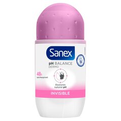 Sanex Dermo Invisible Roll On Antiperspirant Deodorant 50ml