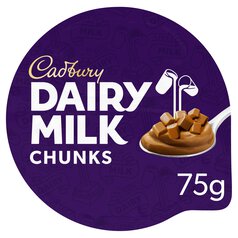 Cadbury Chunks Twin Pot Chocolate Dessert 75g