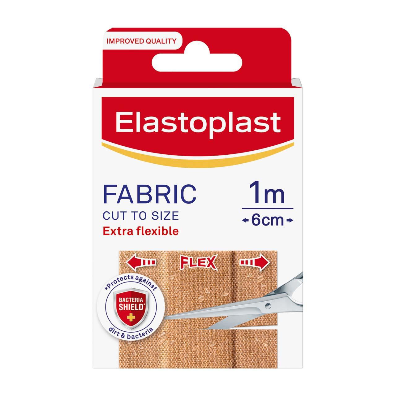 Elastoplast Extra Flexible Cut to Size Breathable Fabric Plaster 1m x 6cm 10 per pack