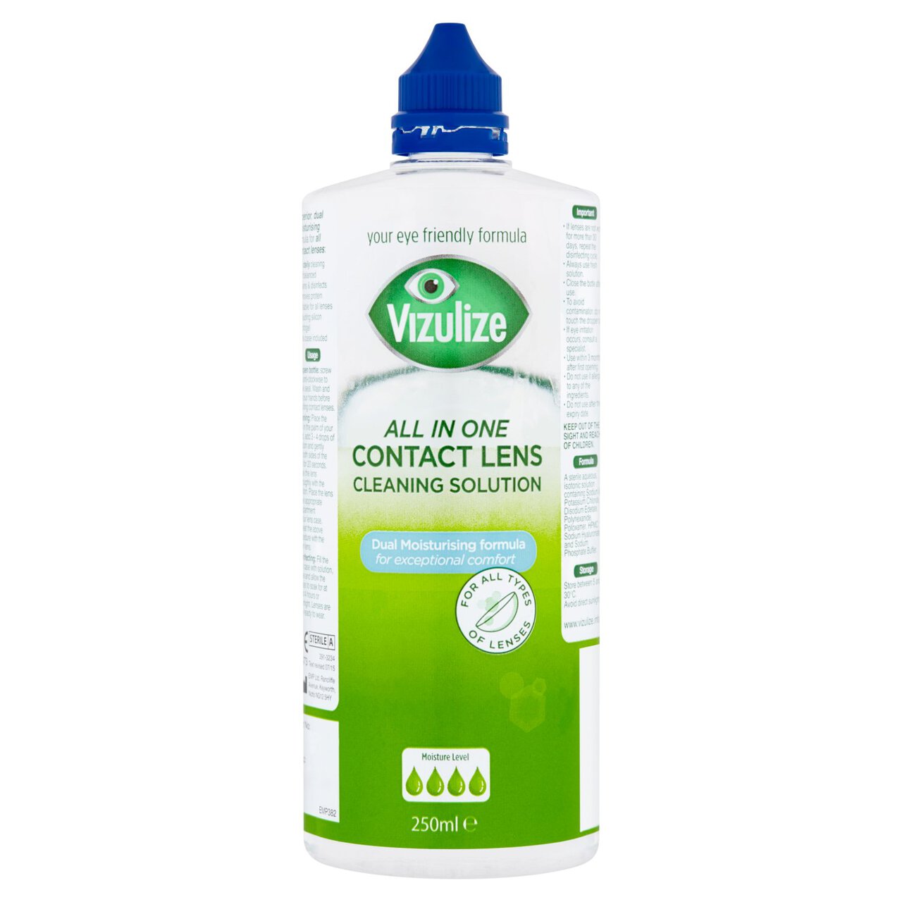 Vizulize All In One Contact Lens Solution 250ml