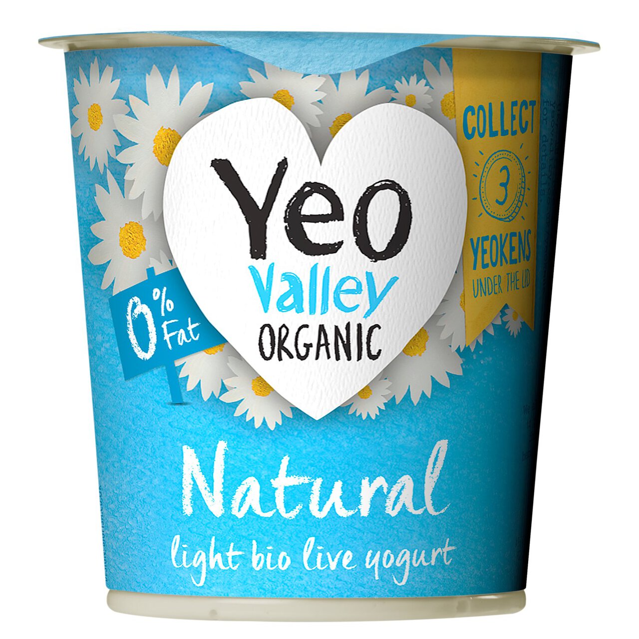 Yeo Valley Organic 0% Fat Natural Yoghurt 150g