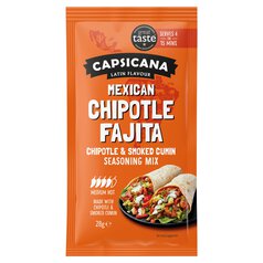 Capsicana Mexican Smoked Cumin & Chipotle Fajita Seasoning Mix Medium/Hot 28g