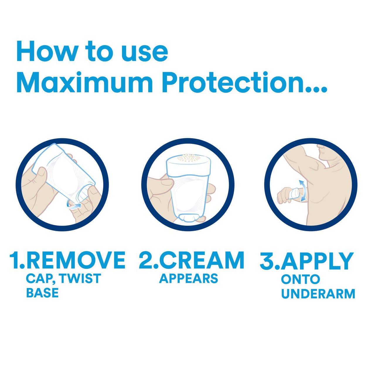 Sure Men Maximum Protection Clean Scent Cream Anti-Perspirant Deodorant 45ml