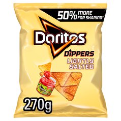Doritos Dippers Lightly Salted Sharing Tortilla Chips 270g