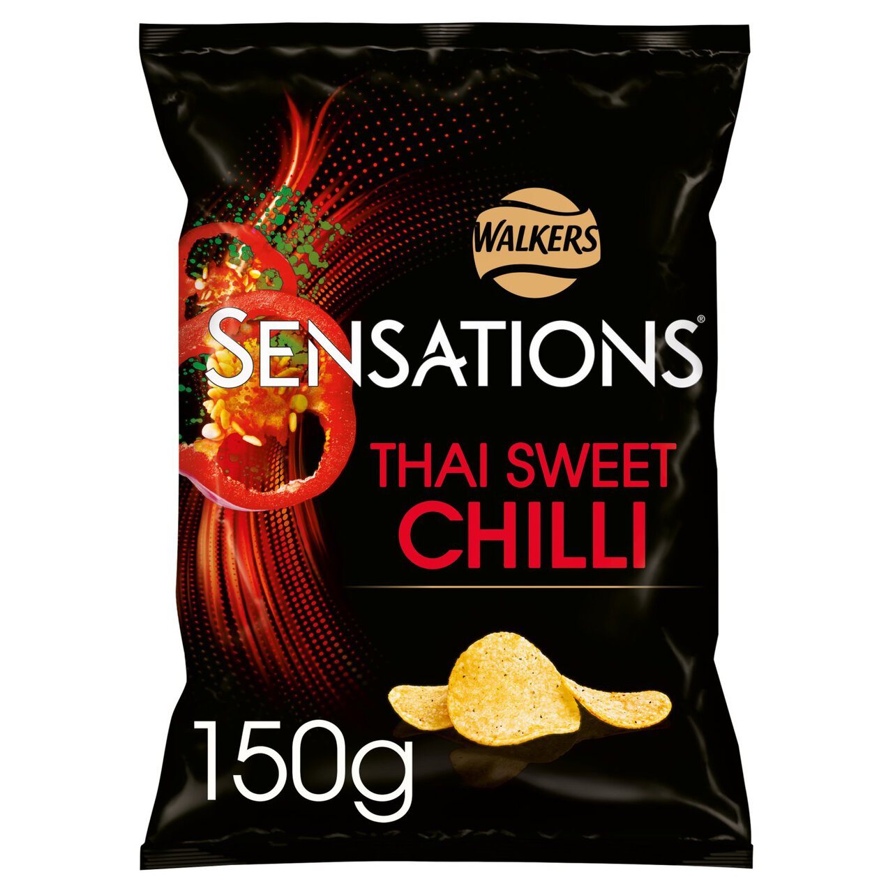 Sensations Thai Sweet Chilli 70th Jubilee Edition Sharing Crisps 150g