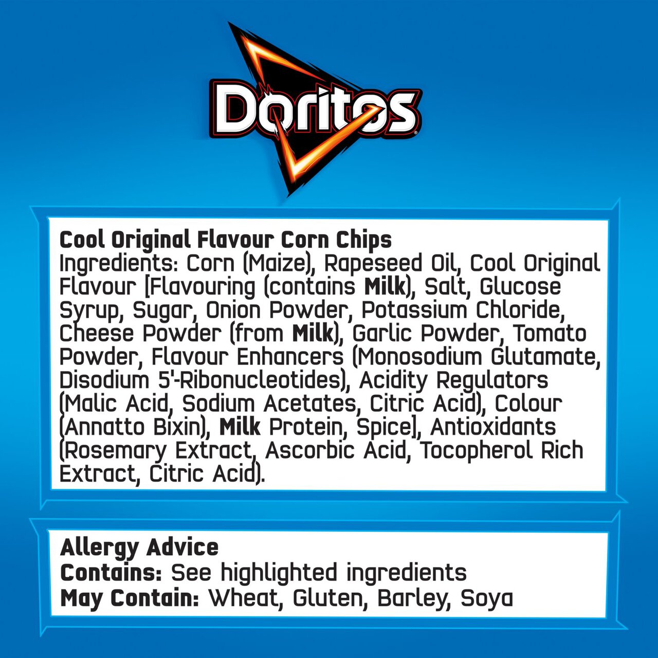 Doritos Cool Original Tortilla Sharing Chips 180g